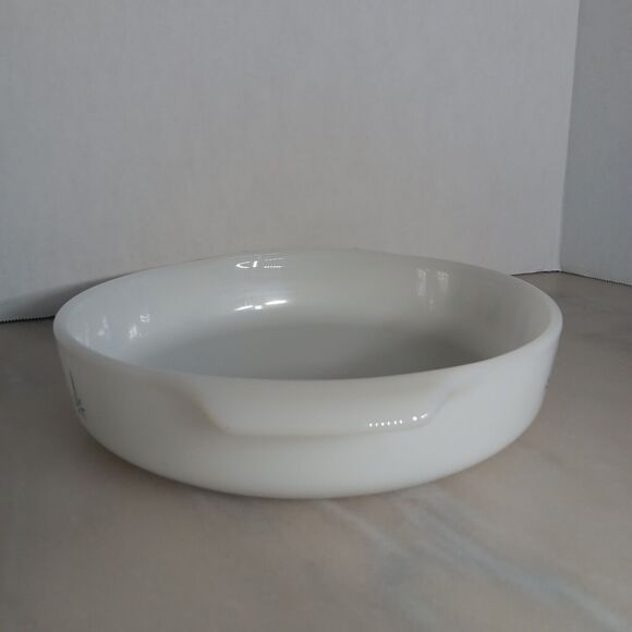 Fire King Anchor‎ Hocking 9" Round Candle Glow Baking Casserole Dish #429 Vtg - Picture 7 of 12